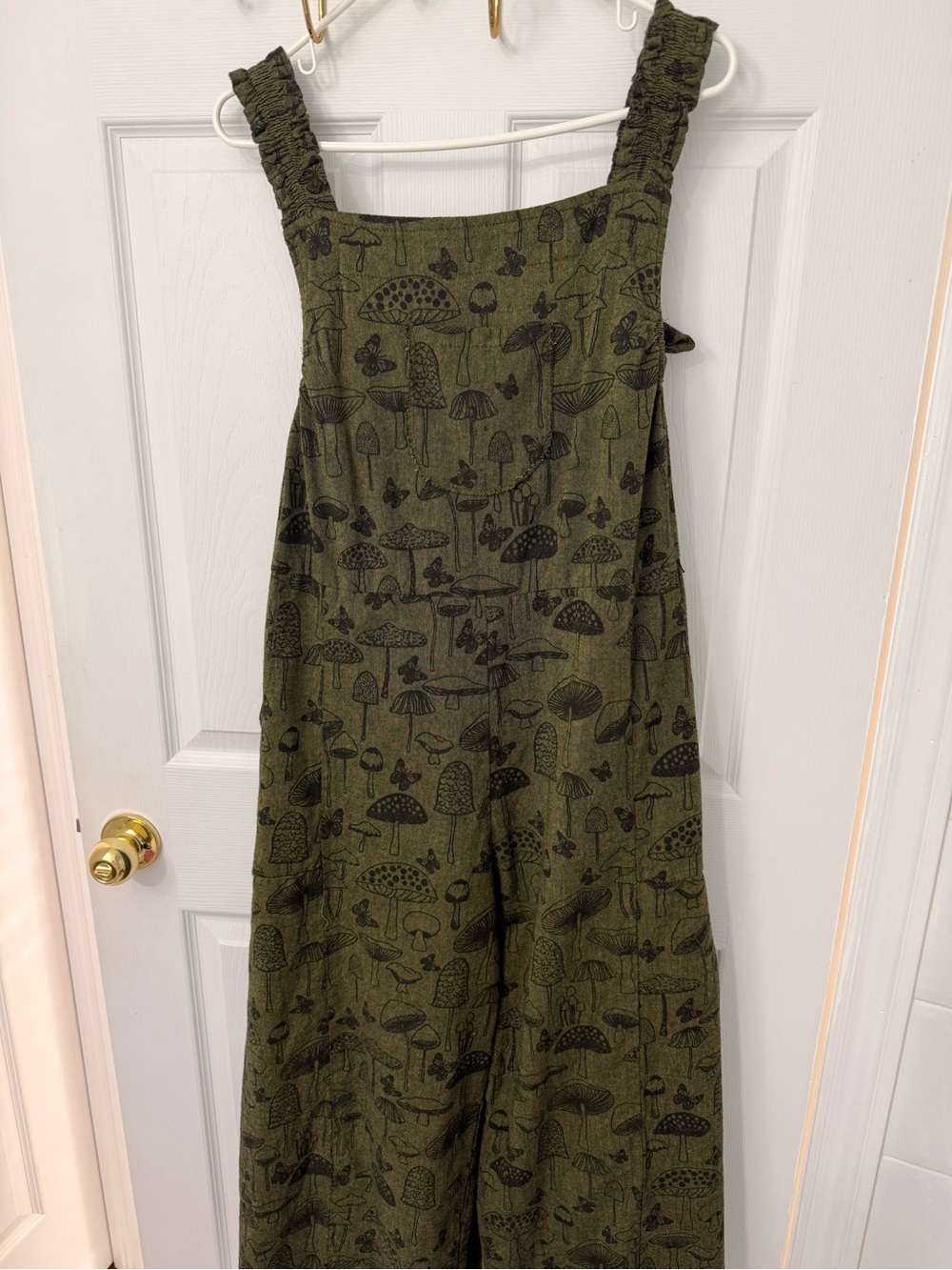 Tapamimi Mushroom & Butterfly Wide-Leg Jumpsuit – Medium